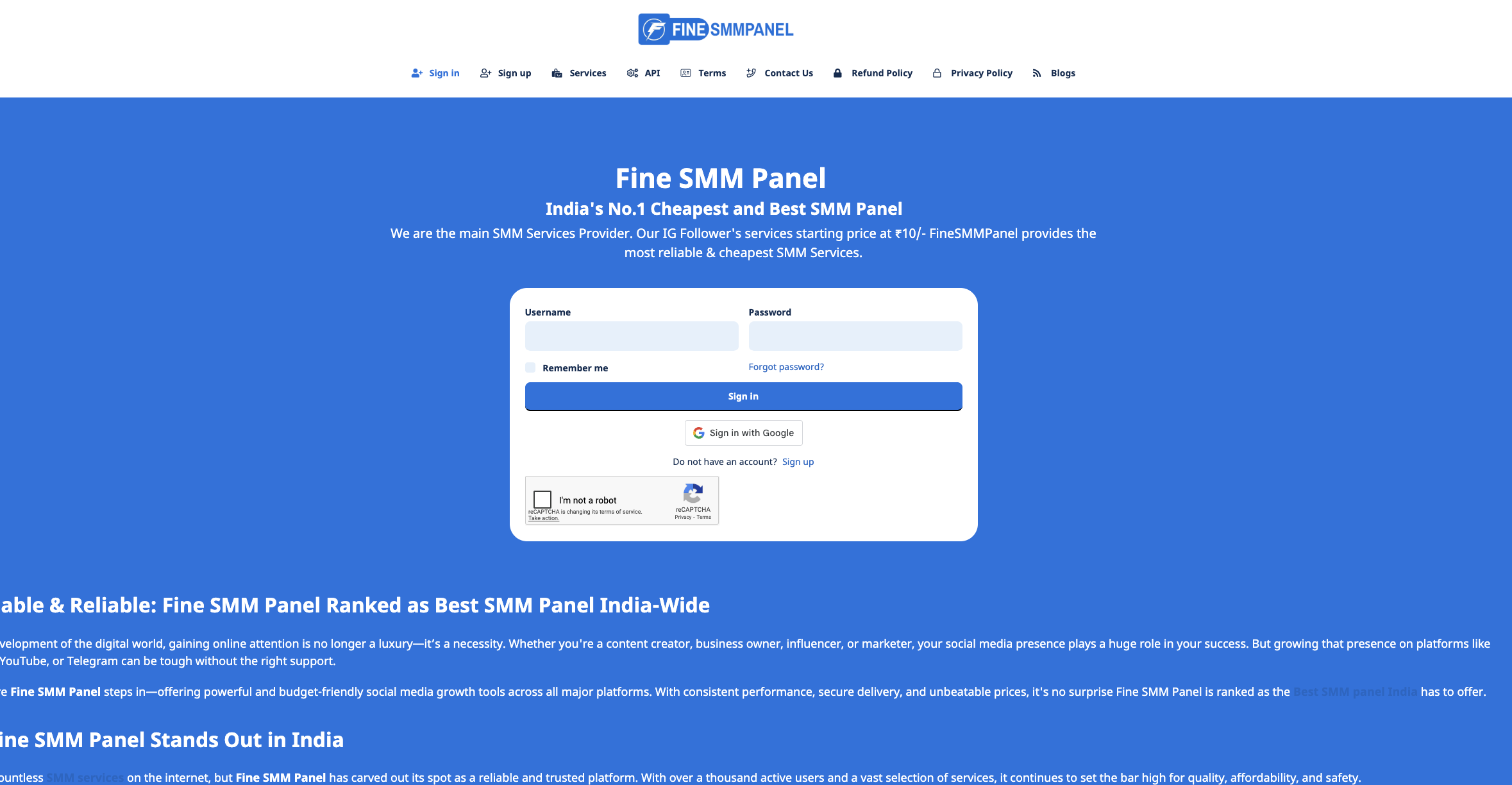 FineSMMPanel